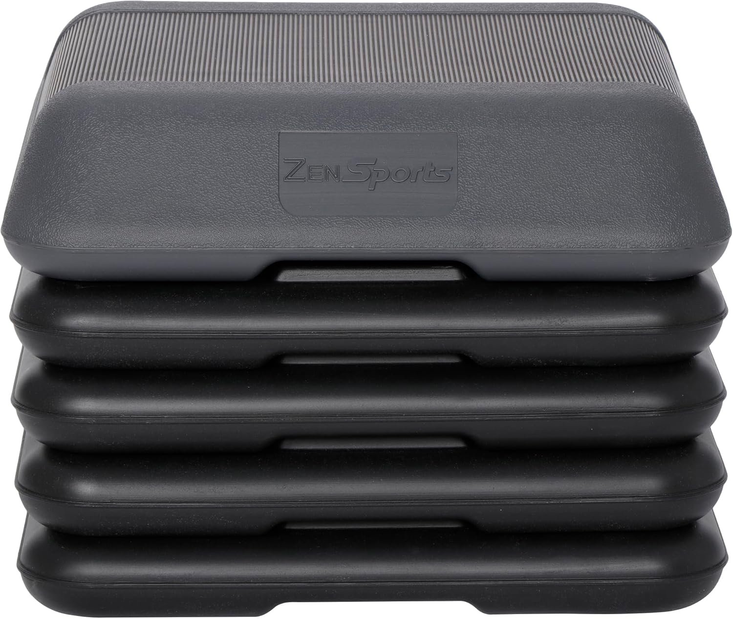 ZENY 16″ x 16″ High Aerobic Step Aerobics Stepper Platform with 4 Risers, Exercise Workout Stepper, Home Gym Equipment, Fitness Step Platform, Adjustable Aerobic Stepper