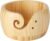 SHIDOW Wood Yarn Bowl, Knitting Bowls for Yarn, Crocheting Accessories, Craft Knitting Bowl for Mom Gift (Wood Color).