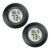 2 Pack Hygrometer Thermometer Digital Humidity Meter Indoor/Outdoor Humidity Monitor Reptile Thermo-Hygrometer for Greenhouse Humidors Terrarium Jars, Fahrenheit (℉) /Celsius(℃) (2)