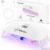 JDiction UV Light for Resin, Super Large UV Resin Light with LED Display Screen, Higher Power Lightweight Portable UV Lamp for UV Resin, Jewelry Making, Craft and Decoration
