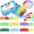 AnoleAir 20 Pcs Knit Blocker Pins Combs, Color Knit Blockers Combs for Blocking, Rainbow Knitting Blockers Pins for Blocking Mats Knitting Pins Kit Knitting Tools, Multi Colors