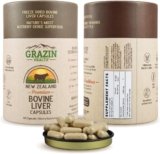 Grass Fed Beef Liver from New Zealand – Freeze Dried 3000mg per Serving (500mg per Capsule) (30 Servings)