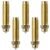 for ELEGOO Centauri Carbon Hotend Bimetallic Hardened Steel Brass Nozzle Kit, Can Replace 5 0.4mm Bimetallic Nozzles, Brass Has Strong Thermal Conductivity & Hardened Steel is Super Wear-Resistant
