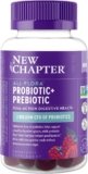 New Chapter Probiotic Gummies for Women and Men, All-Flora (1 Month Supply) – 55% Less Sugar+, Formulated for Holistic Gut Health Support with Probiotics + Prebiotic Fiber + 100% Vegan + Non-GMO