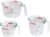 Pyrex Essentials (3-Pack) Glass Measuring Cups Set, (1, 2 & 4 Cup) Measuring Cups For Prepping, Baking and Cooking, Preheated Oven, Dishwasher, Freezer, and Microwave Safe