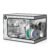 3D Printer Enclosure for Bambu Lab A1 Mini Combo, Stainless Steel Frame Enclosure with LED Light, Fireproof Dustproof Noise Reduction Constant Temperature 3D Printer Cover, 735x495x495MM