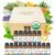 PURA D’OR Organic Sweet16 Essential Oils Set – 16x 10mL Wood Box Aromatherapy Gift Set – 100% Pure Therapeutic Grade for Relaxation and Wellness (Lavender, Rosemary, Turmeric, Ylang Ylang & More)